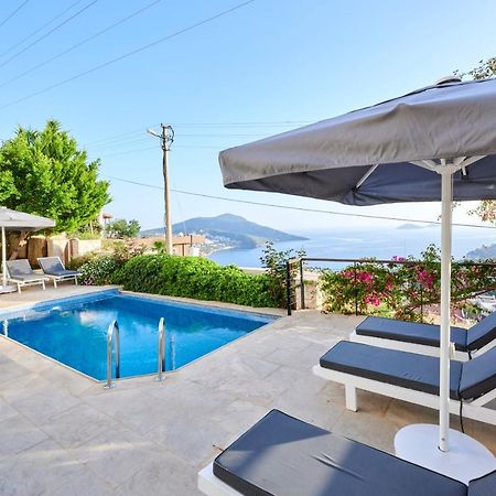 Luxus Villa Skyla Mit 5 Schlafzimmern & Meer-Blick Kaş Exterior foto
