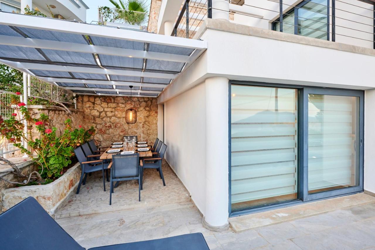 Luxus Villa Skyla Mit 5 Schlafzimmern & Meer-Blick Kaş Exterior foto
