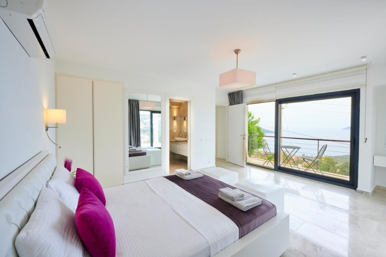 Luxus Villa Skyla Mit 5 Schlafzimmern & Meer-Blick Kaş Exterior foto