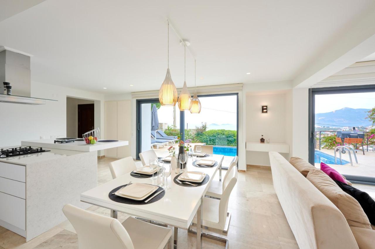 Luxus Villa Skyla Mit 5 Schlafzimmern & Meer-Blick Kaş Exterior foto